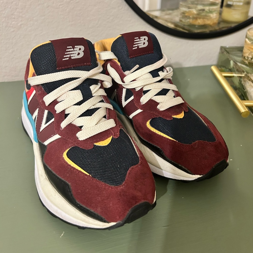 New Balance 57/40 Classic Burgundy Sneaker